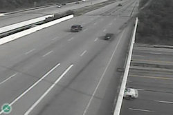 A camera image with clear visibility.